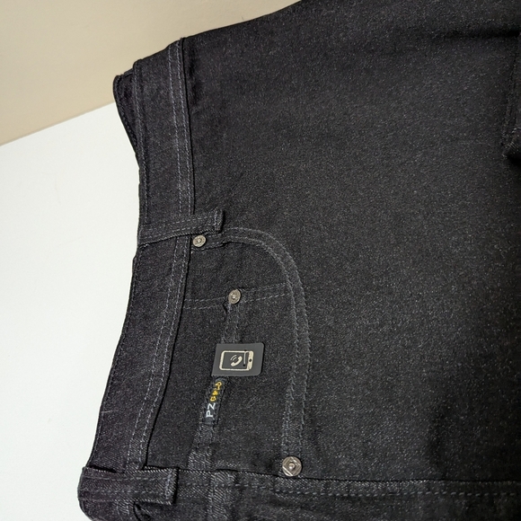 Point Zero GOLD Jeans W 56L 30 New with partial tags Black Denim - Picture 14 of 14